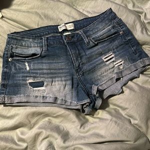 Denim shorts
